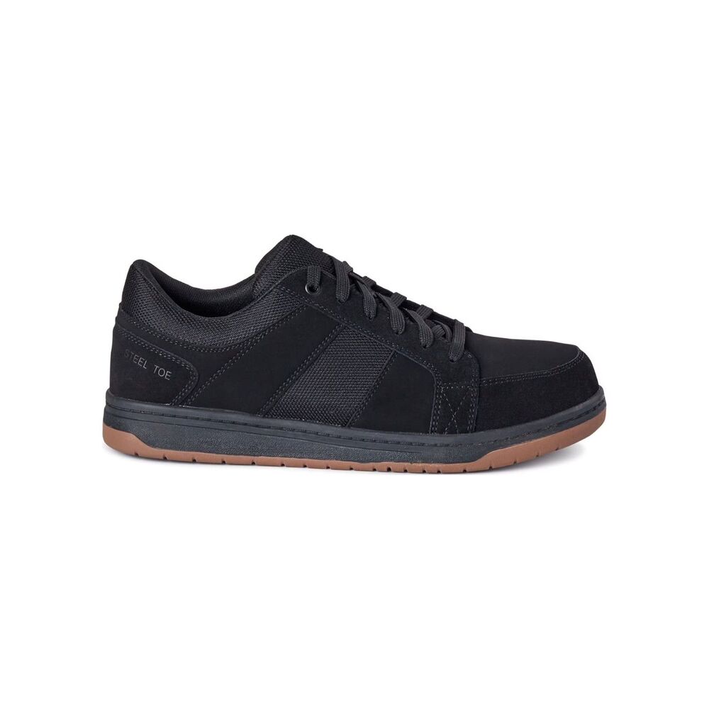 Brahma Steel Toe Work Shoes Black, Size 13 (S3)
